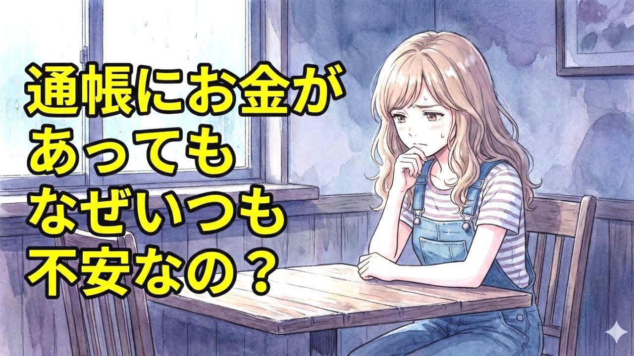 通帳にお金があってもなぜいつも不安なの