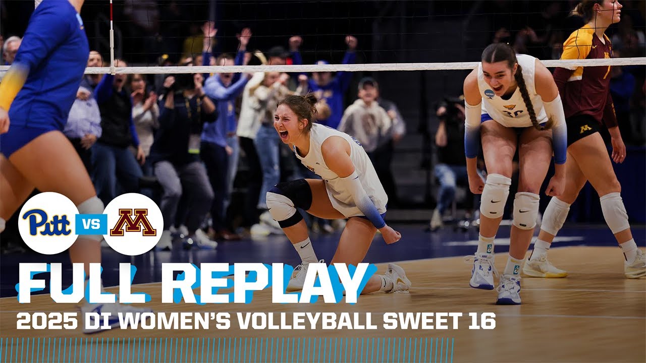 Pittsburgh vs. Minnesota: 2025 NCAA women’s volleyball regional semifinals | FULL REPLAY