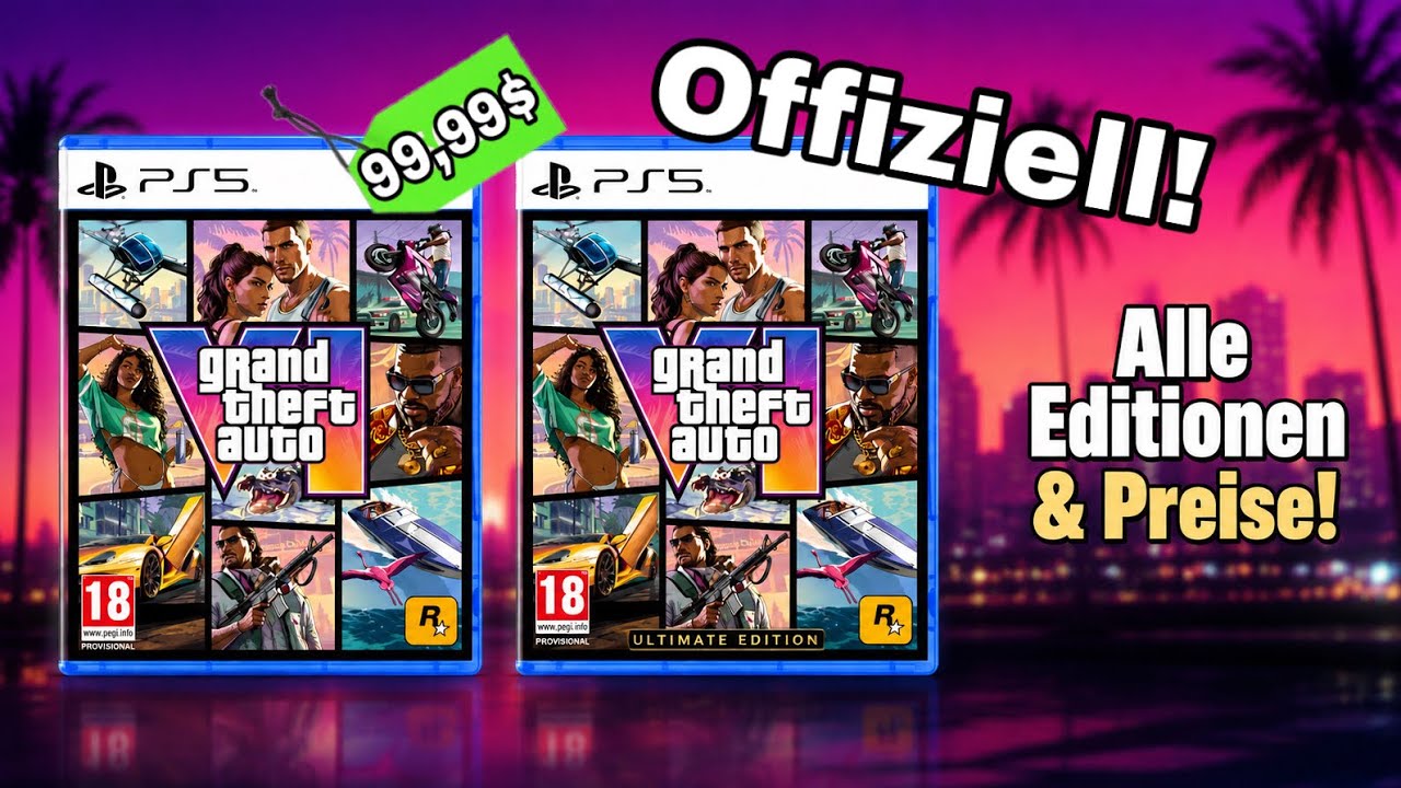 GTA 6: Die Preise, ALLE Versionen + 63 Screenshots sind da! GTA 6 Vorbestellungen & News!