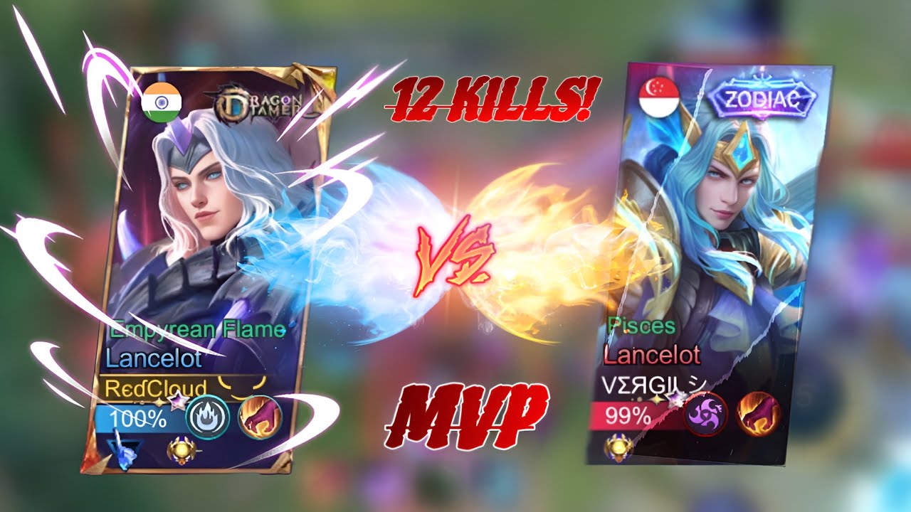 12 KiLLS!💥 | LANCELOT vs LANCELOT | LANCELOT CLASSIC GAMEPLAY | MOBALEGEND