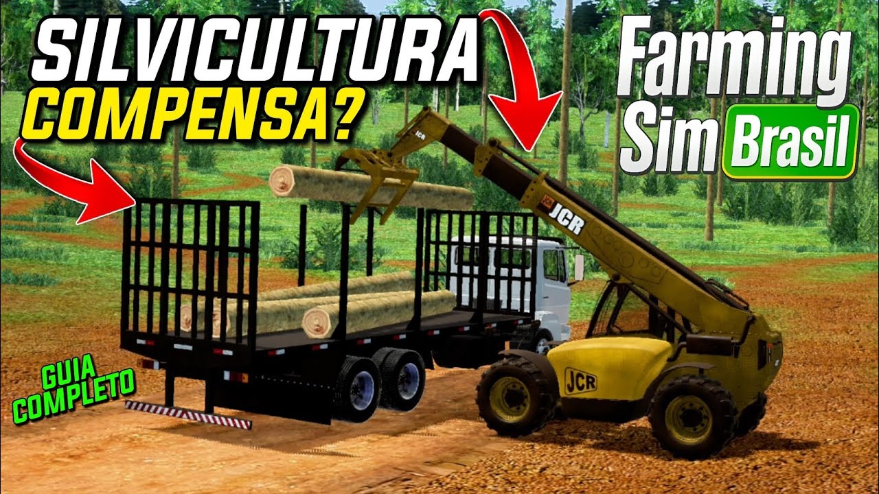 NOVA ATUALIZA&Ccedil;&Atilde;O! TRABALHO DE SILVICULTURA RENDE QUANTO? GUIA COMPLETO - Farming Sim Brasil