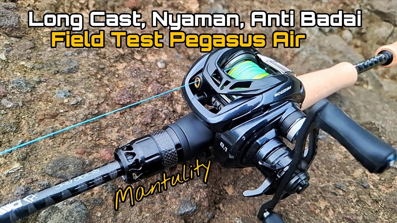 LONG CAST NYAMAN ANTI BADAI ‼️ FIELD TEST DAIDO PEGASUS AIR 
