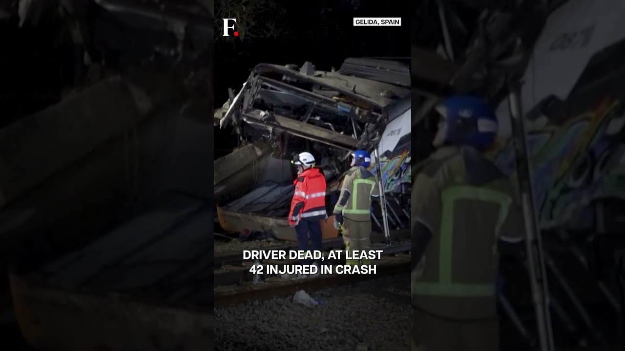 Spain: Barcelona Train Crash Kills Driver, Over 40 Injured | Subscribe To Firstpost | N18G