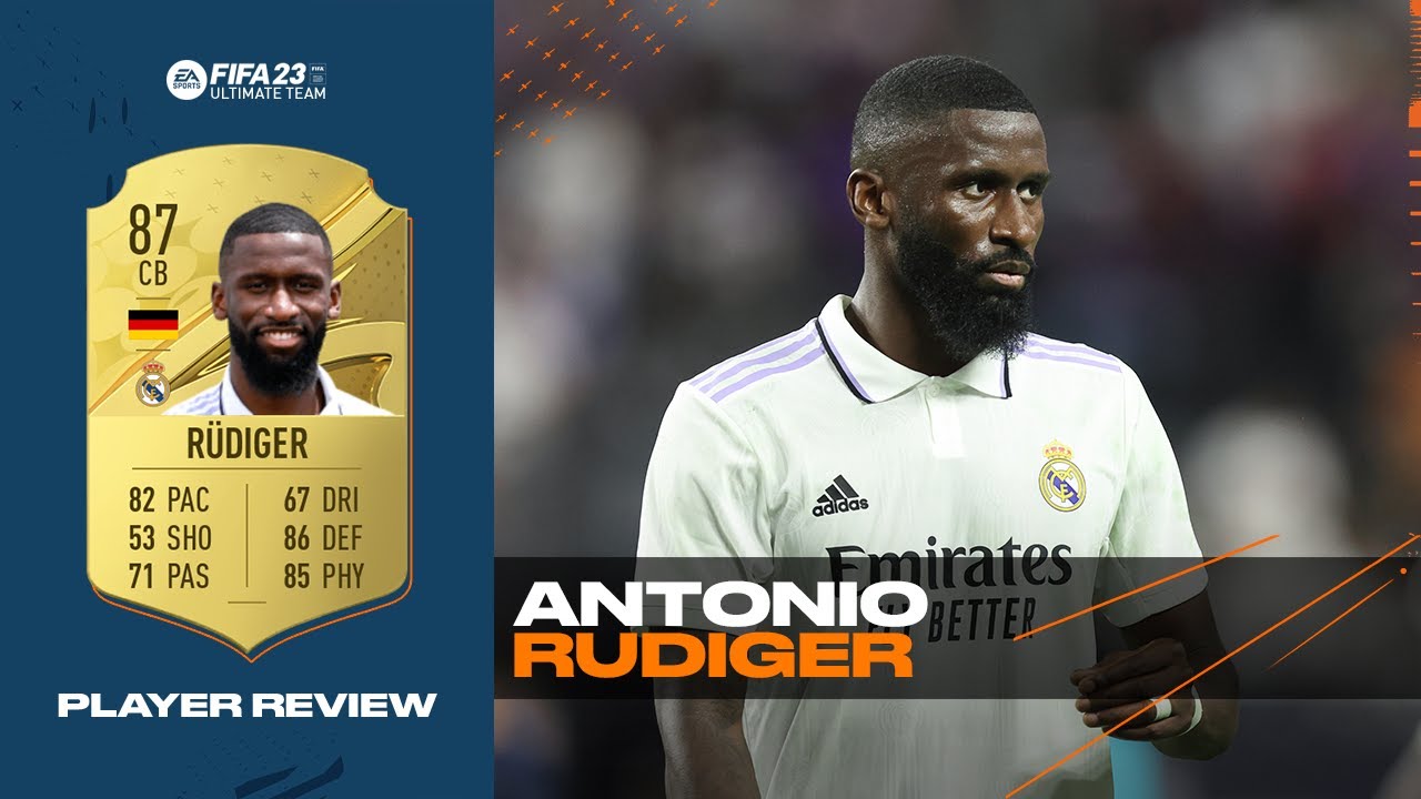 BEST GOLD CB ON FIFA 23? 🔥 87 RUDIGER PLAYER REVIEW - FIFA 23 ULTIMATE TEAM