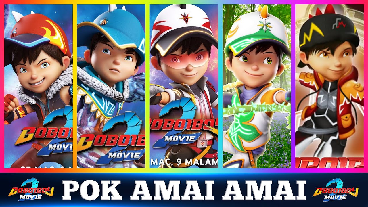 POK AMAI AMAI BELALANG KUPU KUPU VERSI BOBOIBOY GALAXY, ETC.