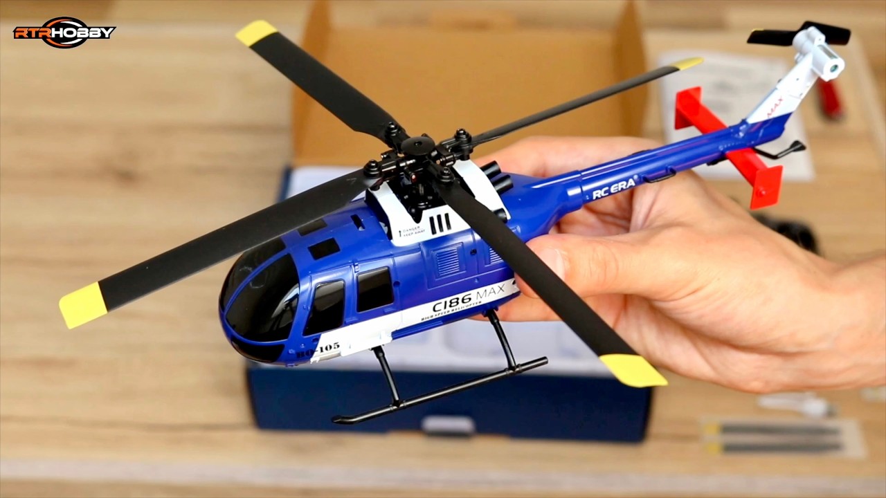 Micro BO-105 Scale RC Helicopter | RC ERA C186 MAX | RTRHobby