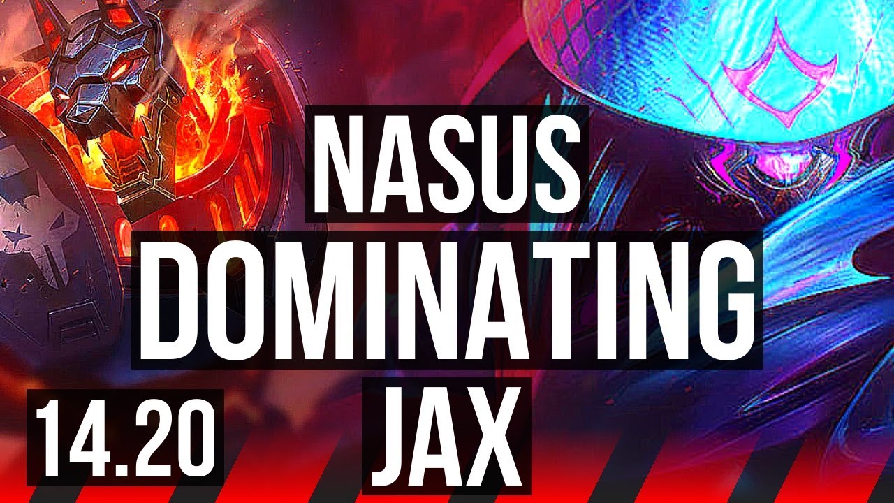 NASUS vs JAX (TOP) | 9/1/0, Dominating | EUW Master | 14.20