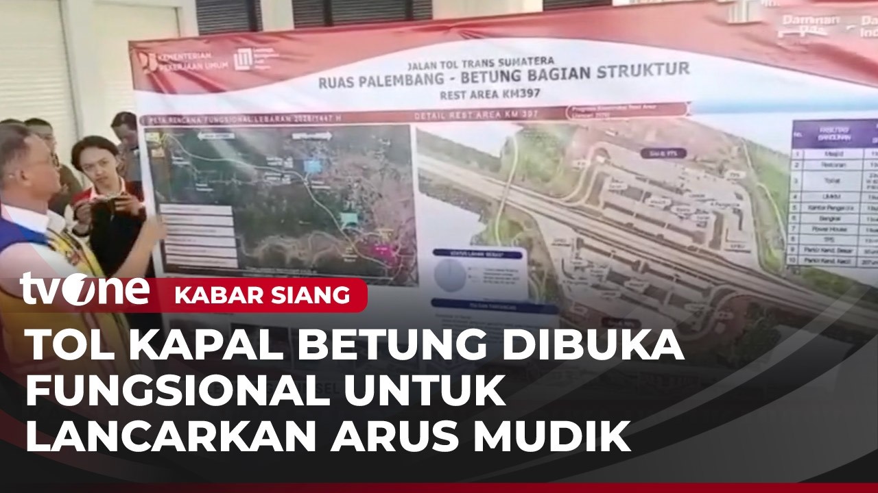 Tol Kapal Betung Dibuka untuk Mudik, Pengguna Jalan akan Diberikan Diskon Tarif Tol 30%