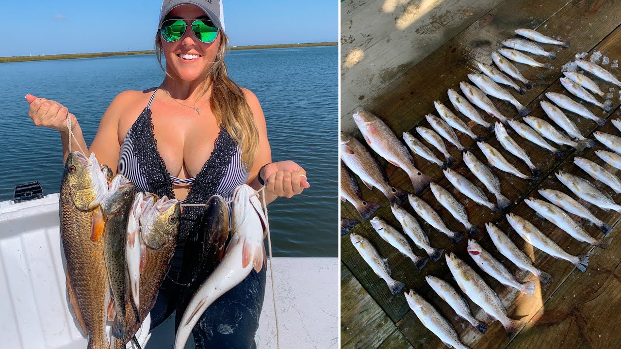 EPIC DAY OF TROUT FISHING IN SOUTH LOUISIANA!