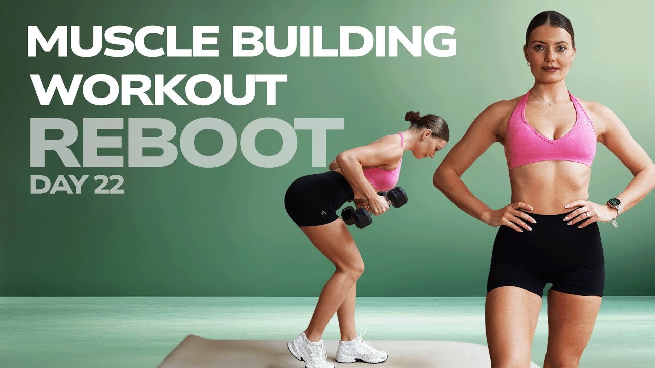 45 MIN MUSCLE BUILDING STRENGTH WORKOUT- Full Body Pyramid Strength Workout