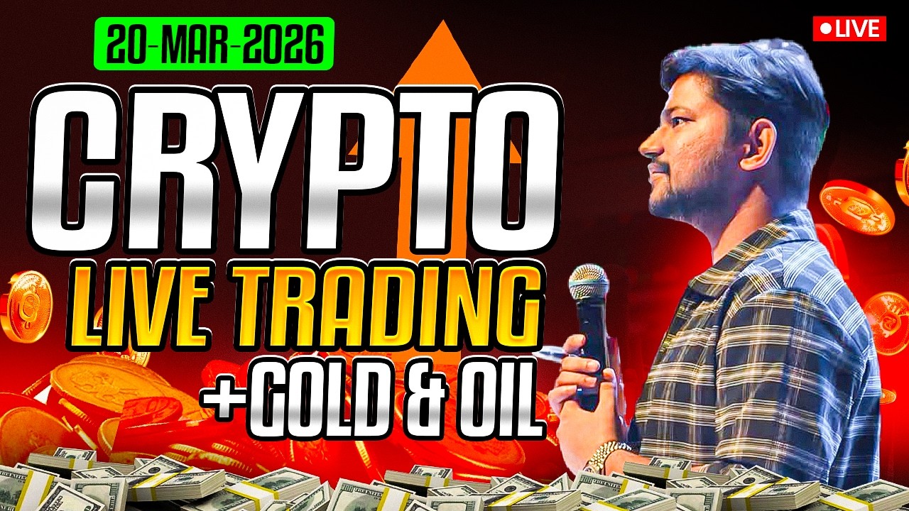 Live Scalping  || Crypto and Gold | 20 March  | - IITian Trader #cryptotrading