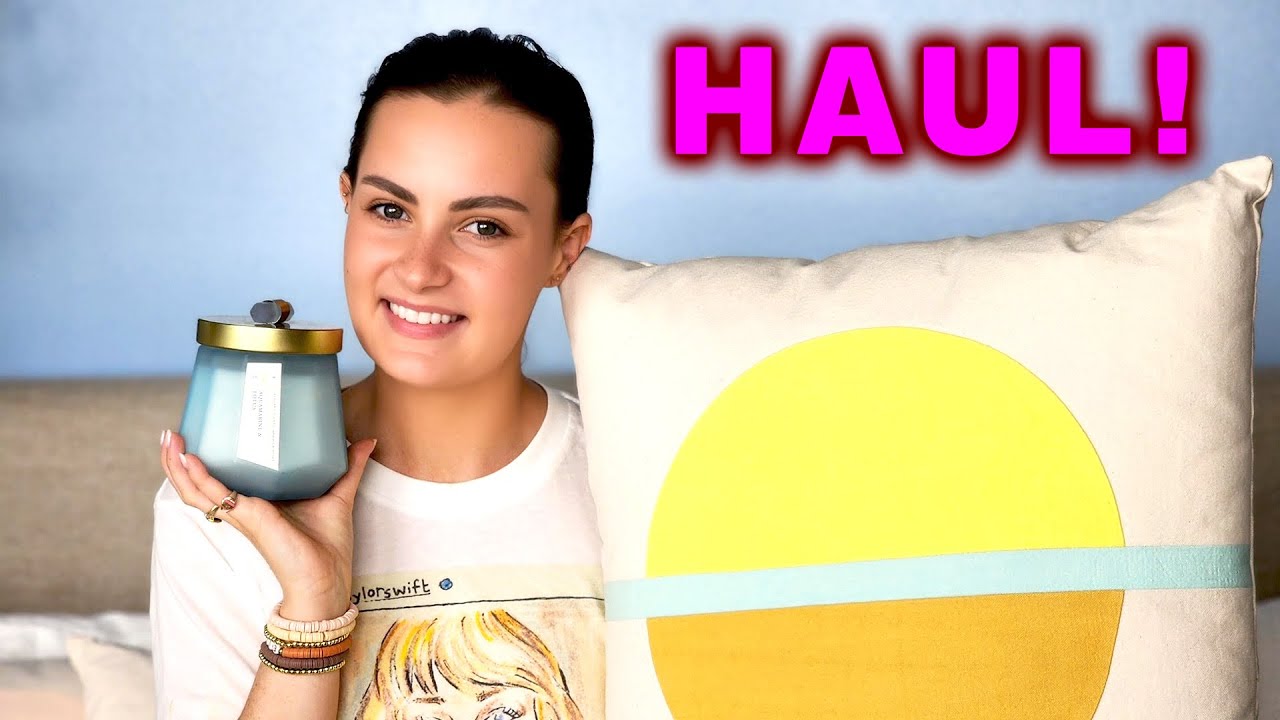 All the cute and colorful home decor I bought for my new apartment!