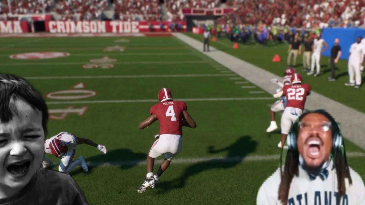 Cam Newton Makes Racist Loser Rage Quit!! LOL | College Football 25