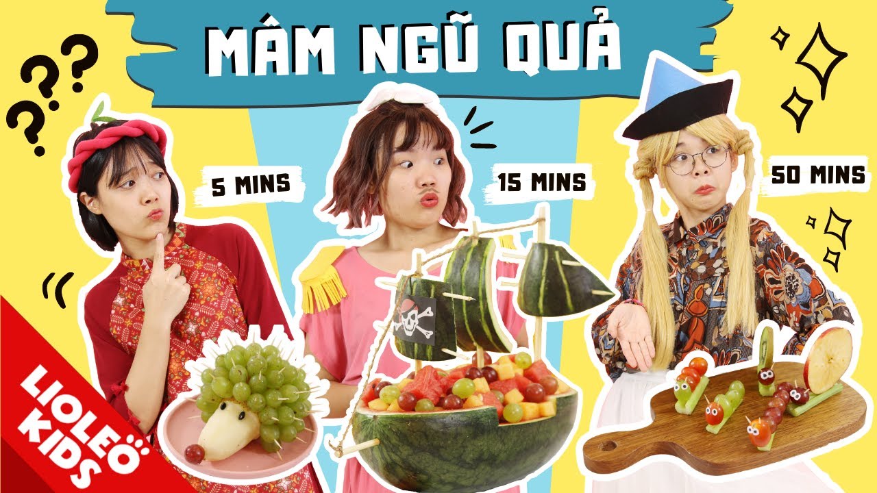 TRUNG THU HOÀNG GIA - Làm MÂM NGŨ QUẢ 5' vs 15' vs 50' - Hoàng Tử 