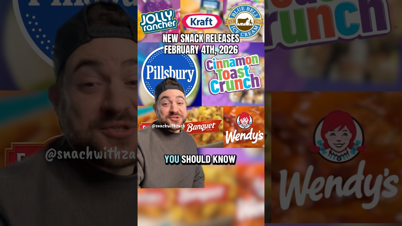 New snack releases for early February - 2.4.26 #food #snacks #eating #news