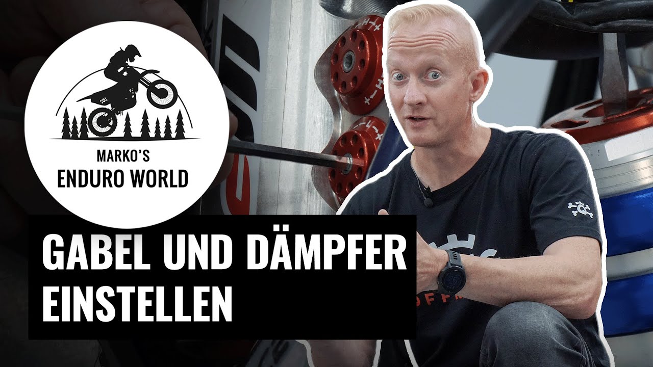 Einstellen von Gabel und Dämpfer für MX & Enduro - Fahrwerk einstellen 2 |#42| Marko's Enduro World