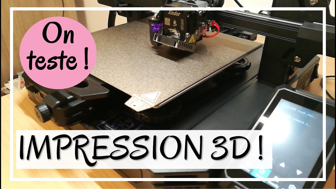Une première !!! On teste l'imprimante 3D Creality Ender 3 S1 PRO ! Nos impressions ! DIY