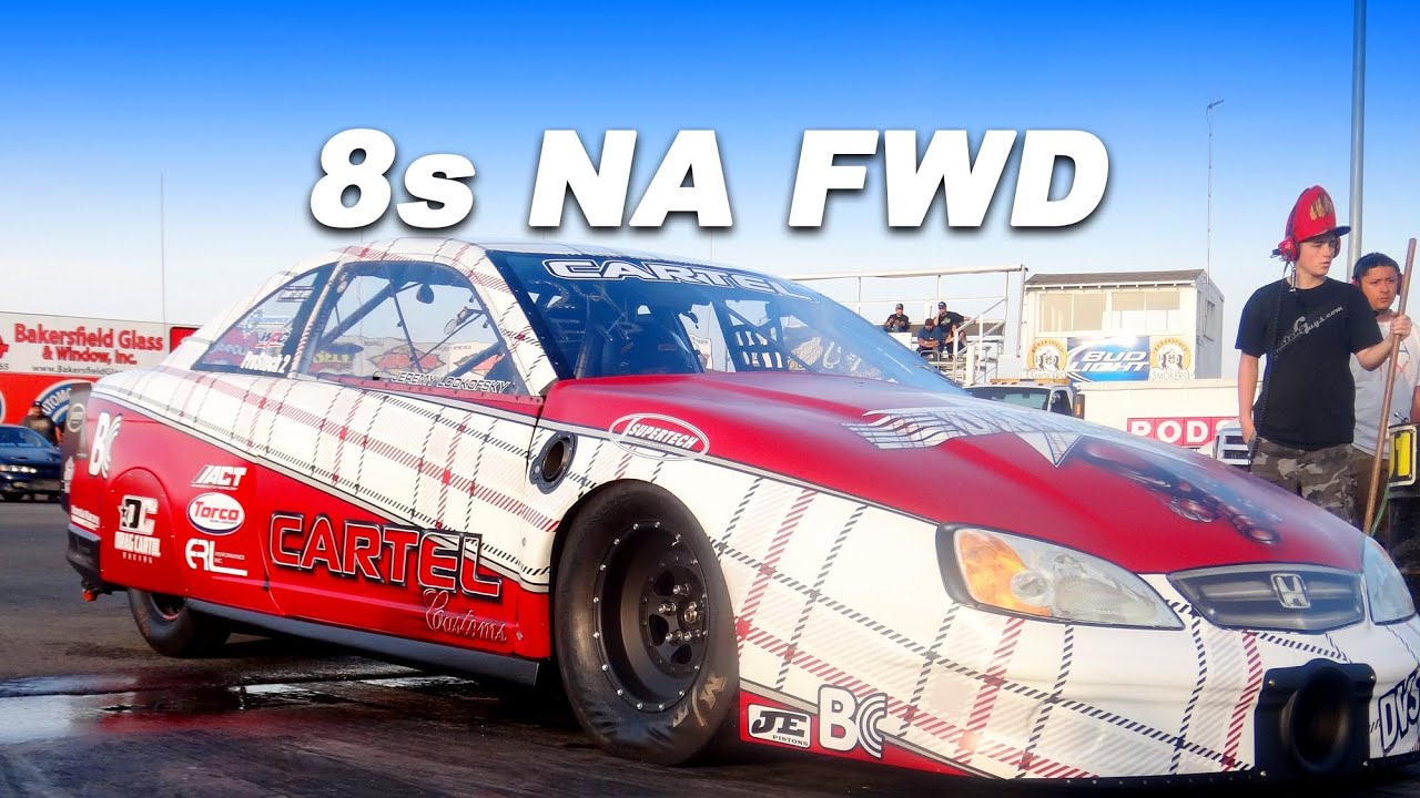 This is how Drag Cartel Racing goes into 8s with NA FWD car on 1/4 of a mile