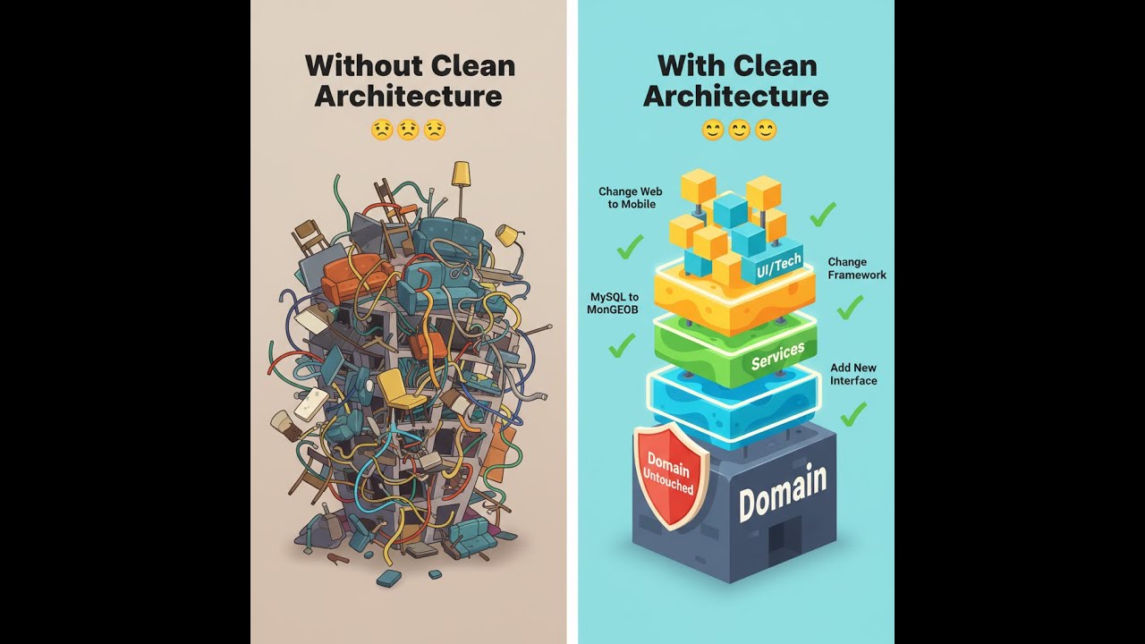 23 - Clean Architecture (طبقات مشروعنا في Node.js و TypeScript)