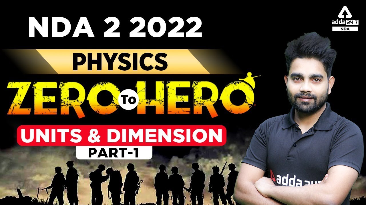 NDA 2 2022  Physics | Units and Dimension | NDA 2022 Physics Mcq #1
