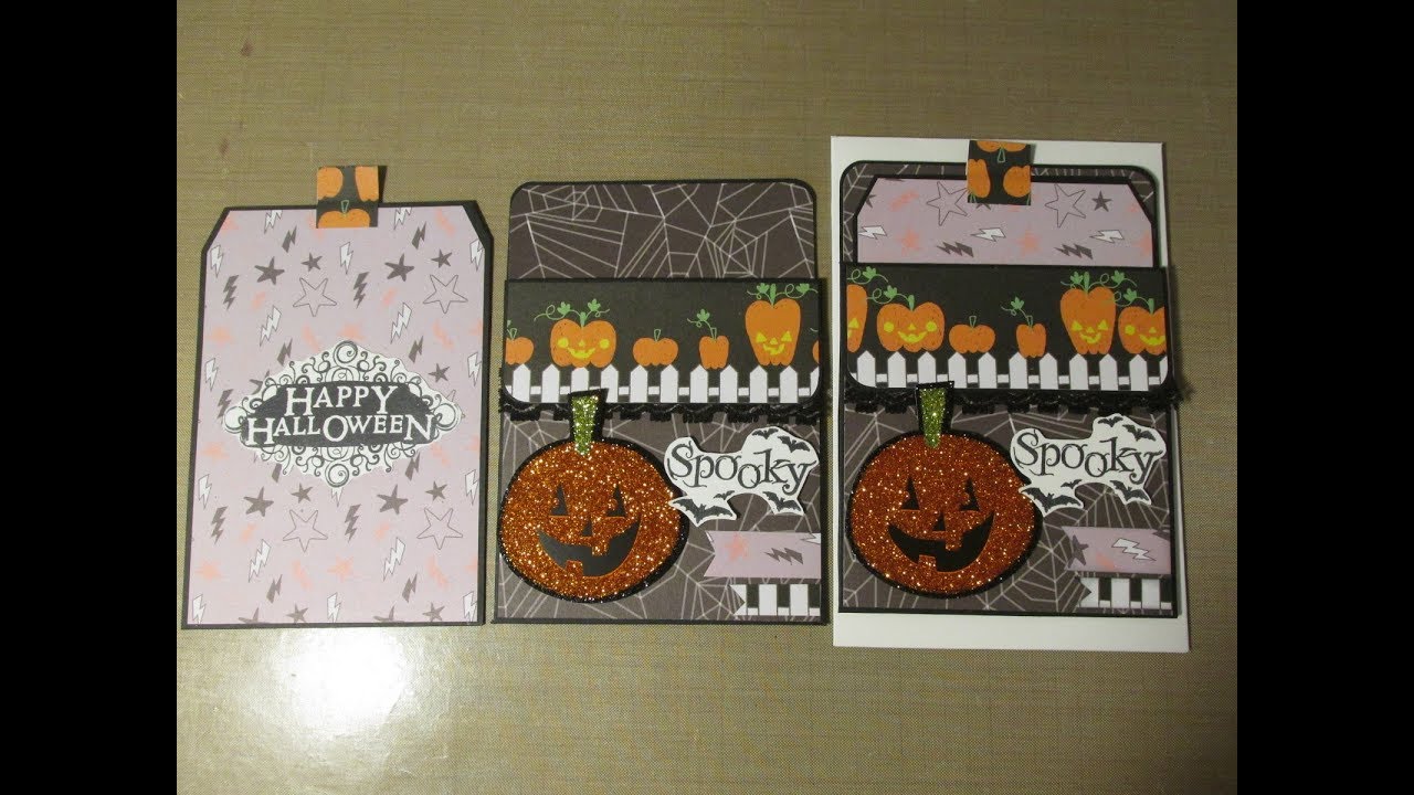 Vertical Pocket Tag Card #5- 13 Haunted Projects Of Halloween Series [2019]