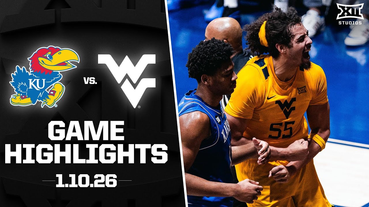 #22 Kansas vs. West Virginia Game Highlights | 2025-26 Big 12 Men&rsquo;s Basketball
