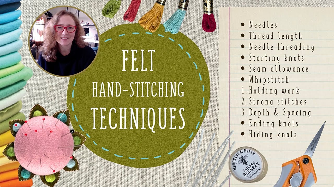 Basic Felt Hand-Stitching Techniques:
