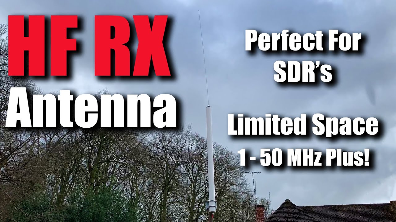 HF RX SWL Antenna For Small Spaces And Apartments RTL SDR