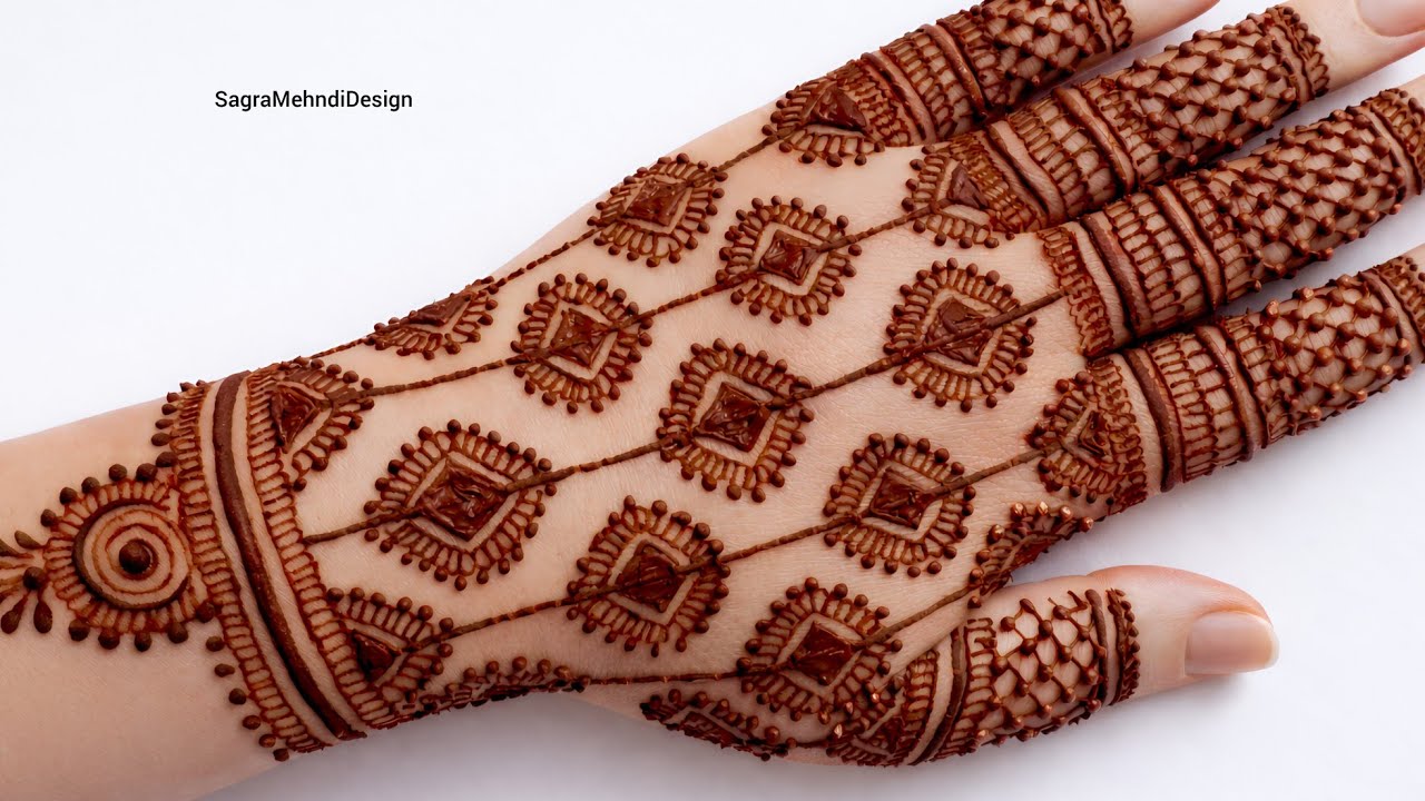 Simple Mehndi Design 2026 | shivratri Simple & Beautiful Mehndi |easy back hand mehndi design