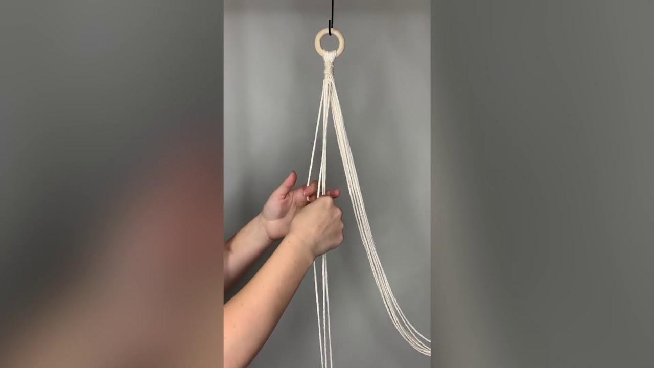 Video 1  Macrame Hanging Shelf Instructional Video