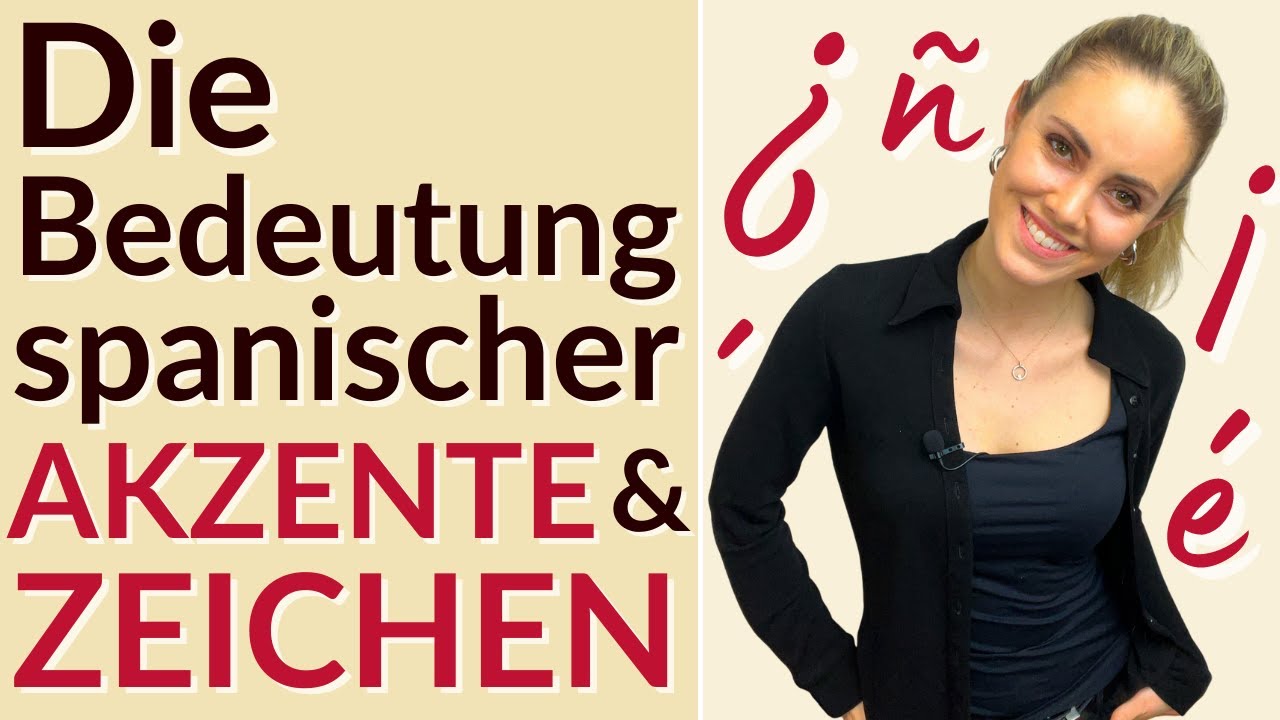 Spanisch hat andere Zeichen - Akzente richtig setzen