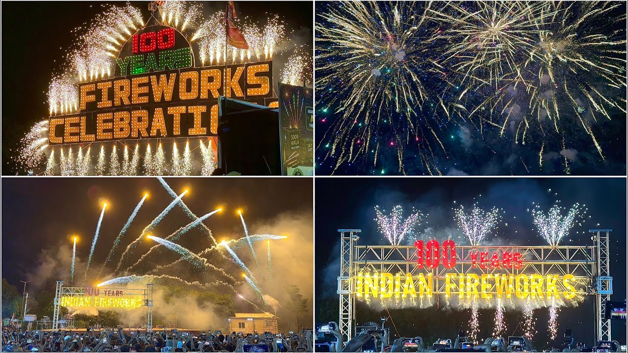 100 Years Fireworks Celebration 2026 🔥 | Grand Fireworks Show at Necklace Road Hyderabad |