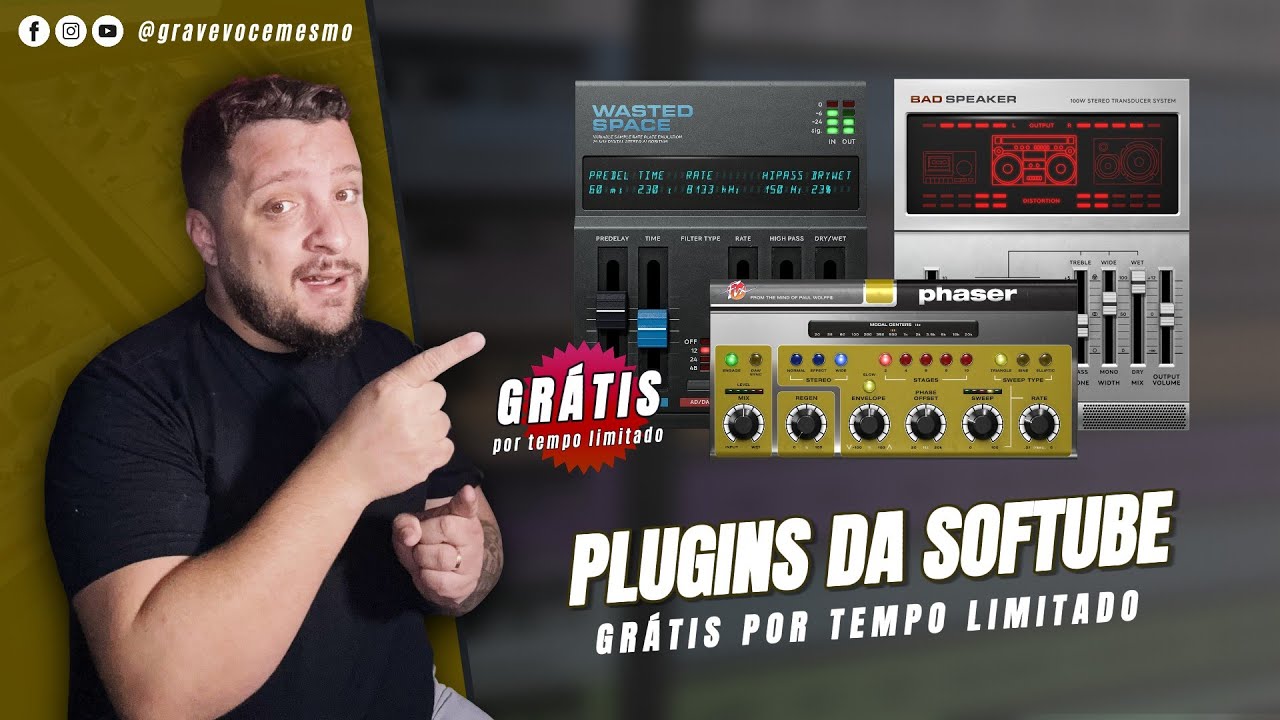 🚨Plugins da Softube DE GRAÇA POR TEMPO LIMITADO