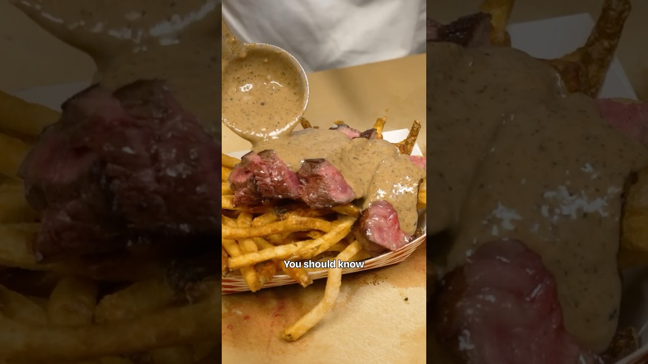 The secret to this au poivre sauce is Sichuan peppercorns #steak #chef #recipe
