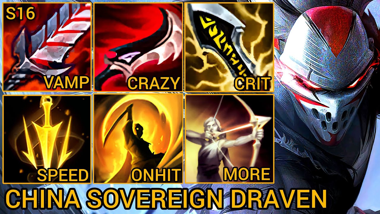 Sovereign Draven 14/4/6 MVP - China Server Wild Rift High Elo Tier Builds & Runes