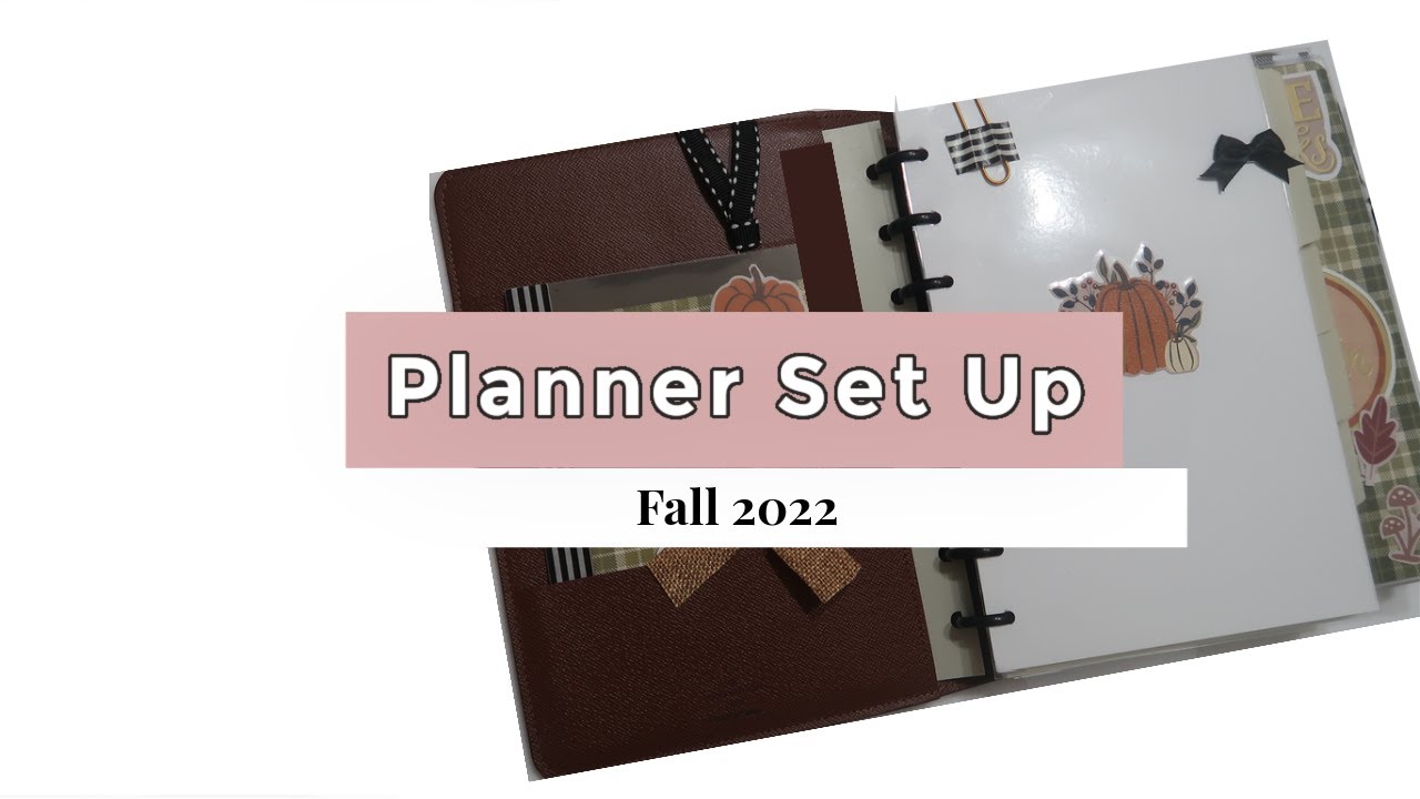 Planner Set Up For The Fall Season | EbbyDoesItAll
