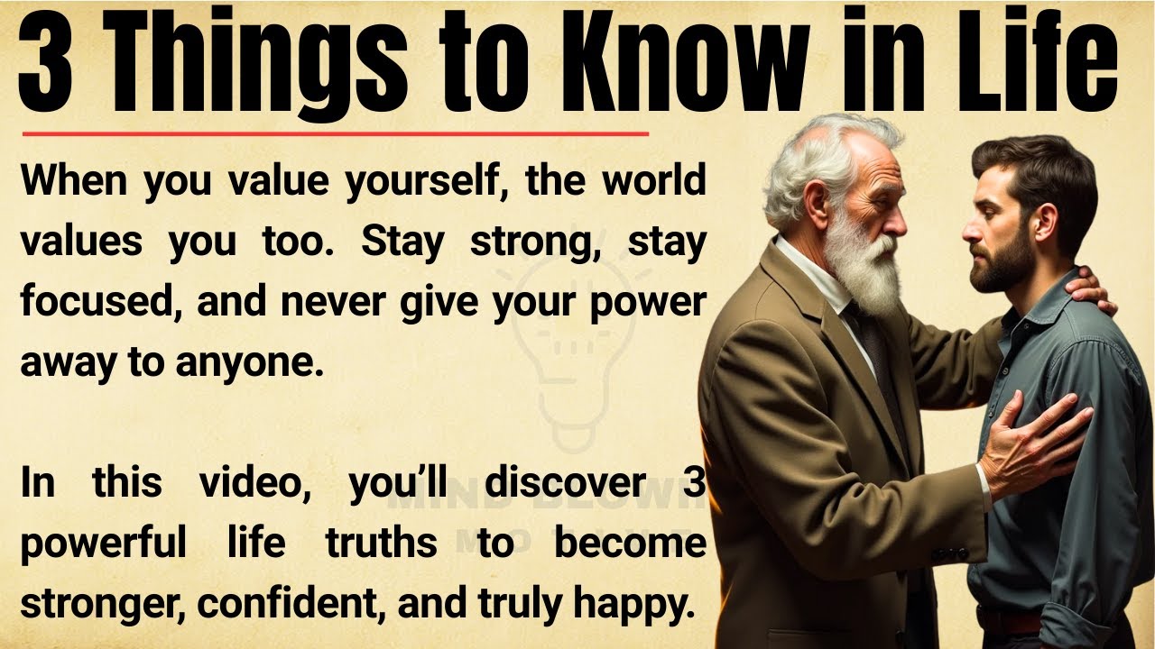 3 Things You Must Know in Life to Stay Strong and Happy 🔥 | Life-Changing Motivation for success ✅