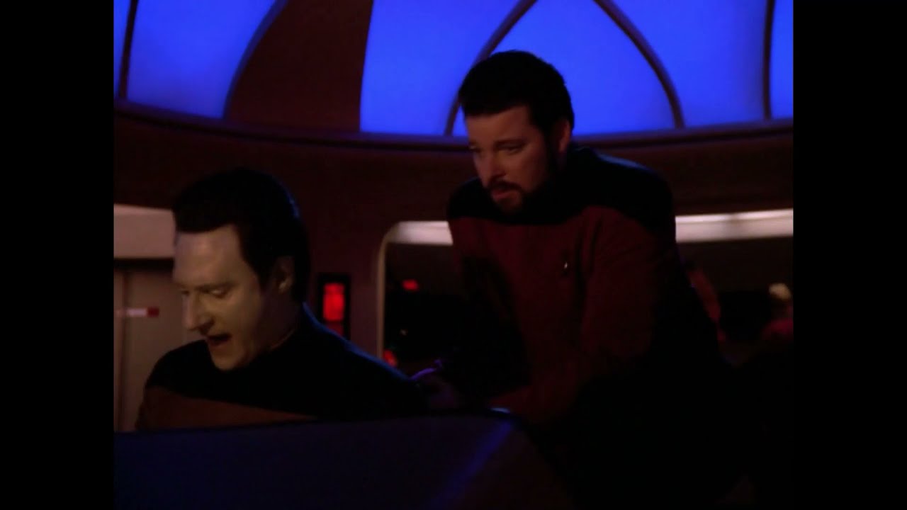 All hands, abandon Ship!  Enterprise Warp Core Breach  - Star Trek  TNG