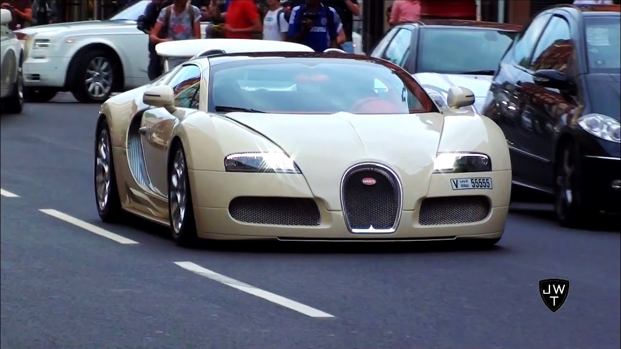 Supercars in London (Part 7) - Veyron Grand Sport, DMC Aventador, SLR McLaren & More!!