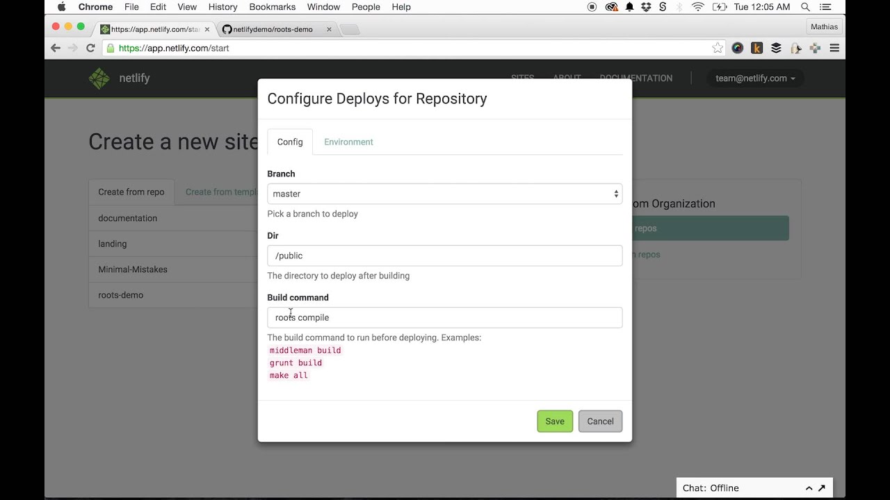 Netlify quick how-to