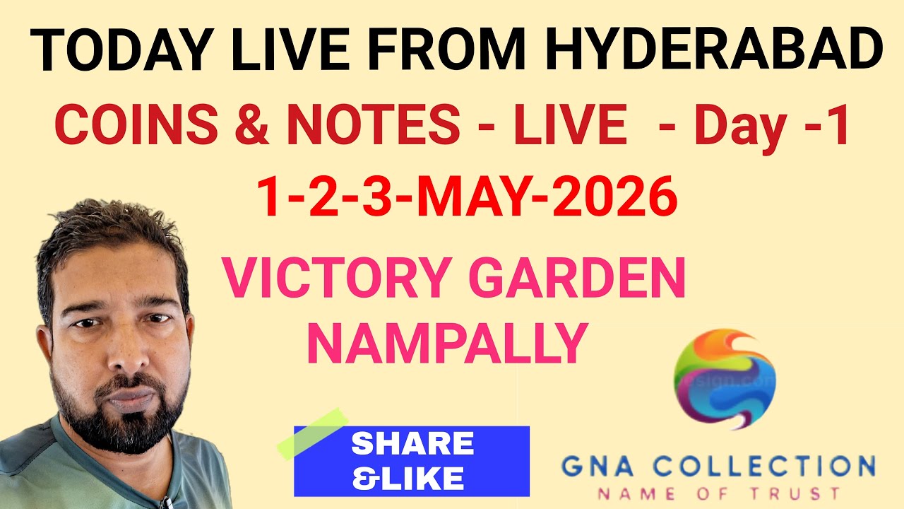 HYDERABAD INTERNATIONAL COINS AND CURRENCY EXHIBITION-2026 ( Final update) HYDERABAD Day-1 Live