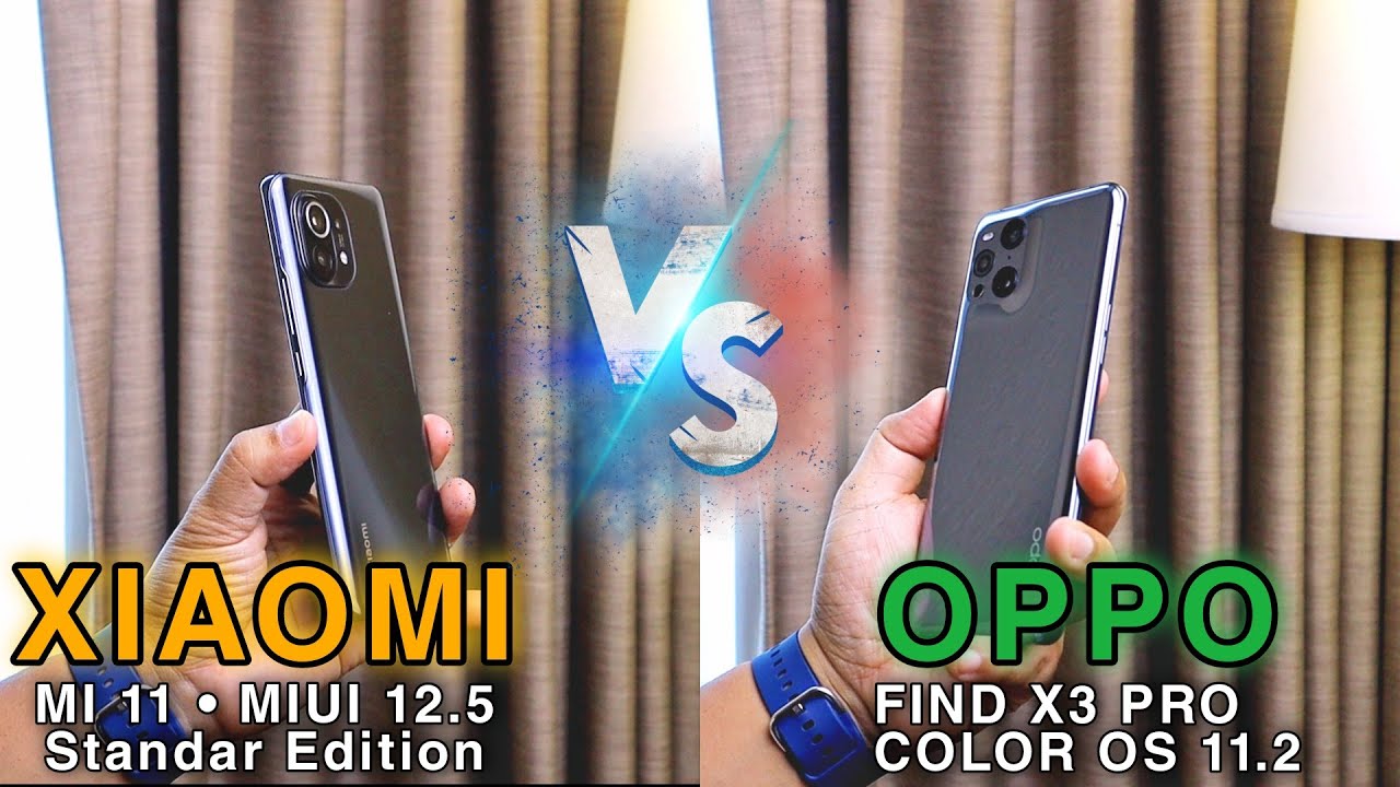 XIAOMI MI 11 VS OPPO FIND X3 PRO | FLAGSHIP GANAS SD 888
