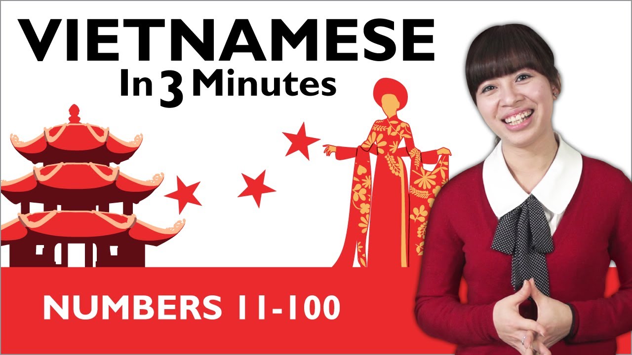 Learn Vietnamese - Numbers 11-100