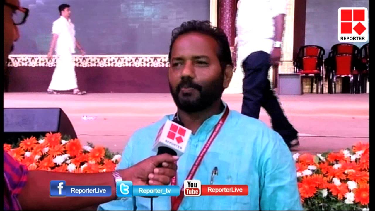 BJP TRIVANDRUM DISTRICT PRESIDENT S SURESH COMMENTING ABOUT 'THE MOBILE FLASH EPISODE'