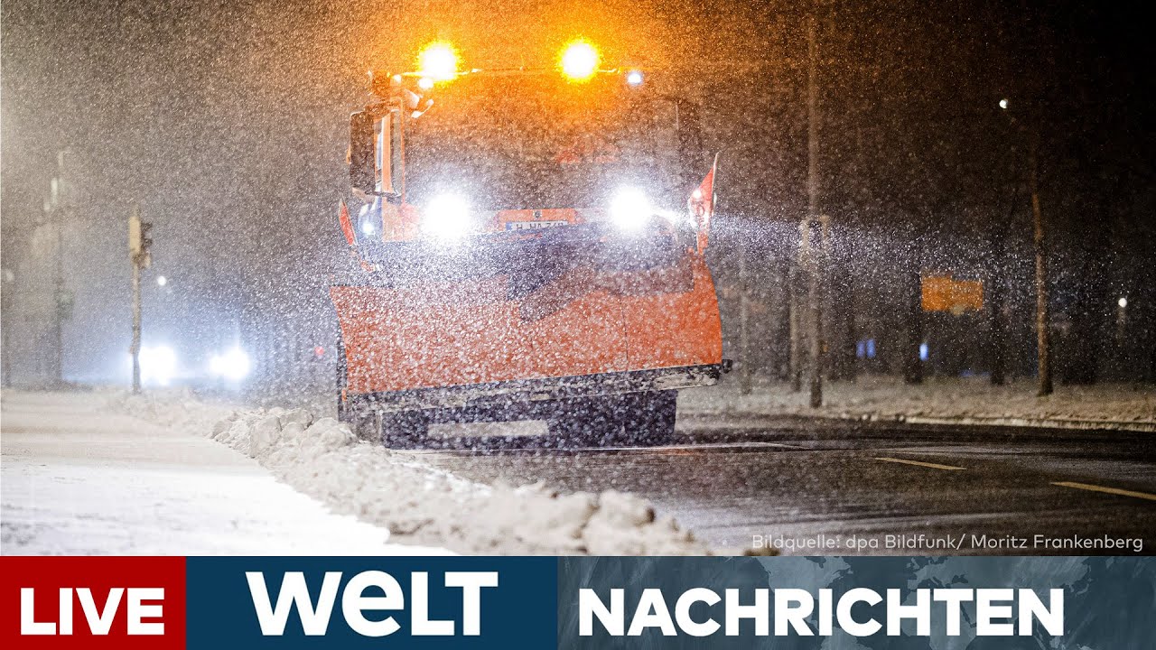 STURMTIEF ELLI: Bitterkalter Blizzard sorgt f&uuml;r Chaos! Bahn stellt Fernverkehr im Norden ein | LIVE