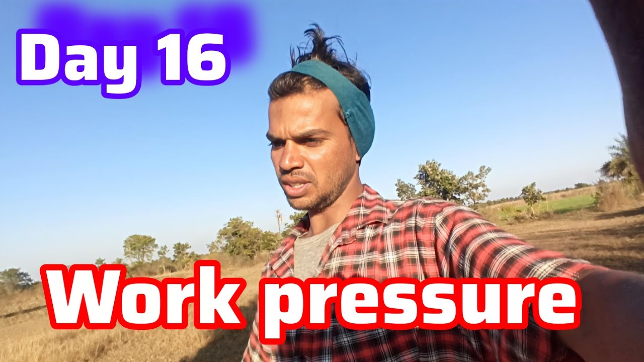 Work pressure #Day16 #villager #farming #vlog #viral #english #villagelife #villager english #new