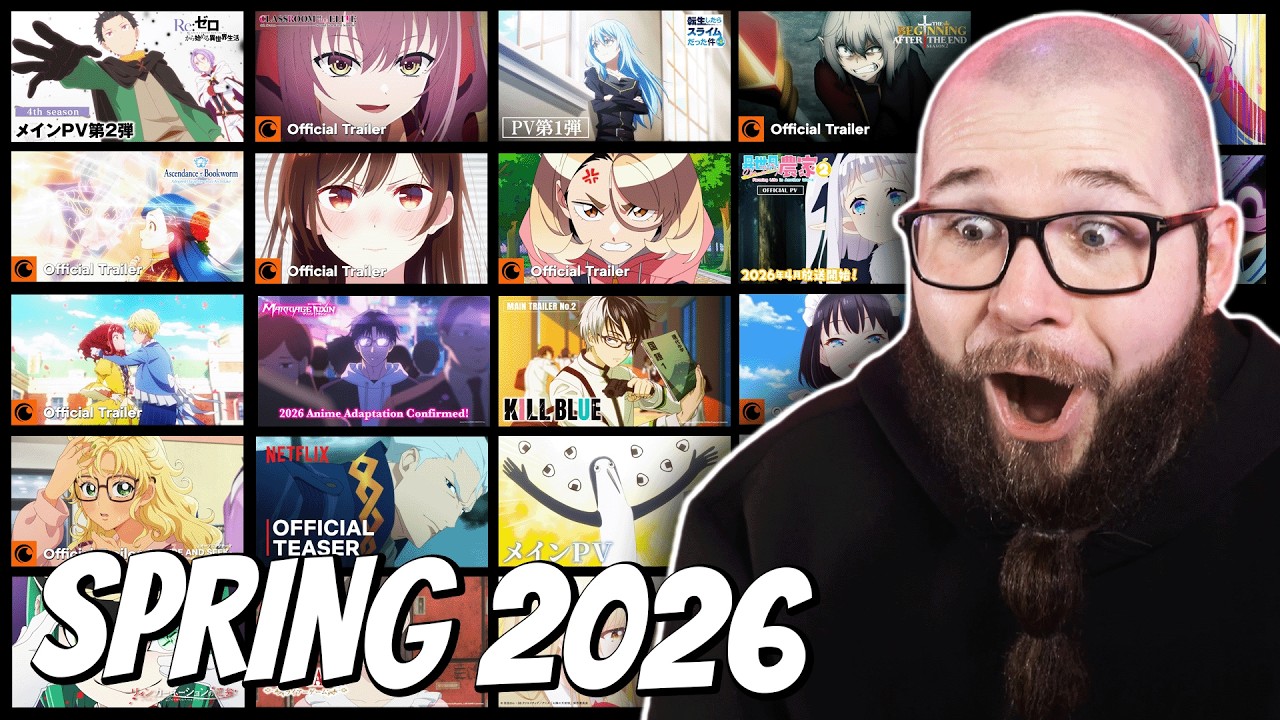 I Watched ALL ANIME TRAILERS For Spring 2026