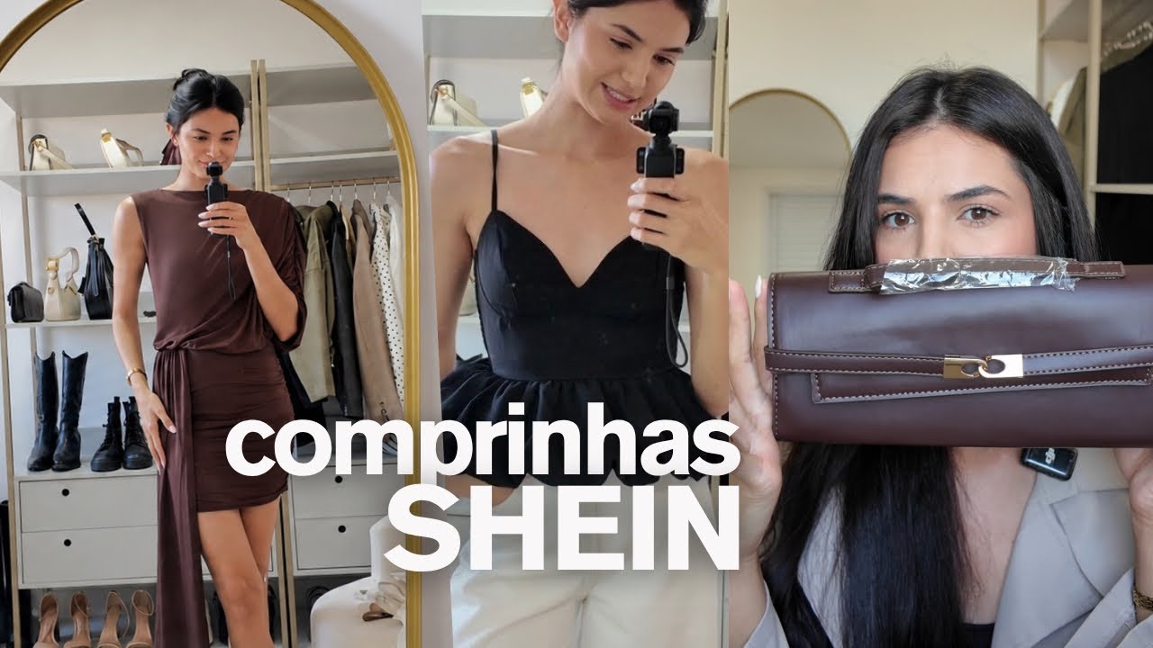 COMPRAS da SHEIN + R$1.200,00 em roupas e acess&oacute;rios.