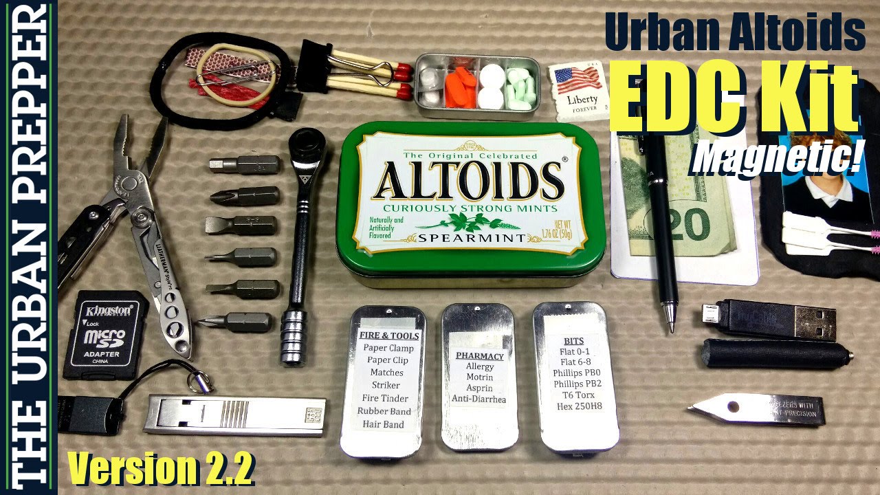Urban Altoids EDC Tin (v2.2) by TheUrbanPrepper