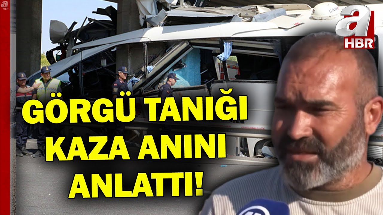 Ankara Polatlı'da Otobüs Kazası! Görgü Tanığı Anlattı: Kornaya Bastık Ama Duymadı! | A Haber